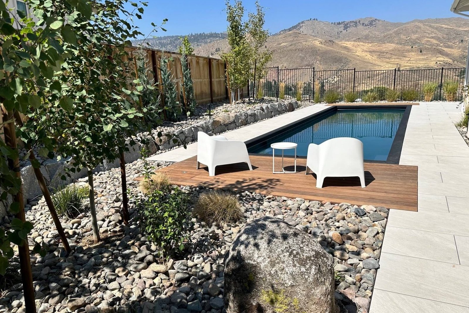 hot tub pool installation landscaping reno nevada tahoe california