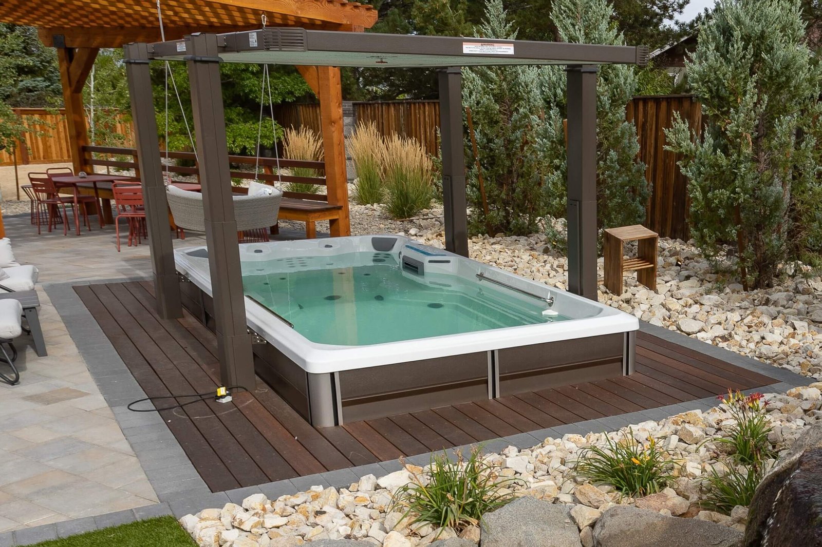 hot tub pool installation landscaping reno nevada tahoe california