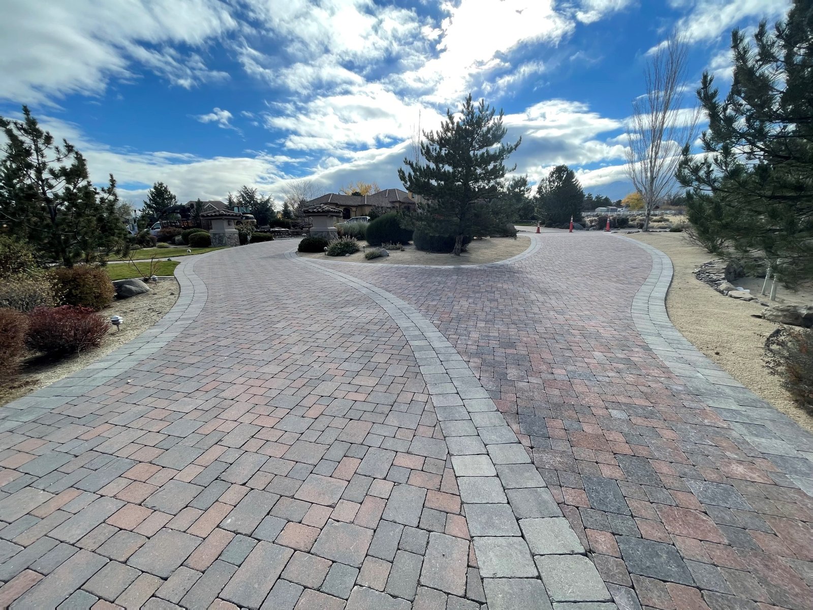 Paver driveway , residential, gail willey landscaping