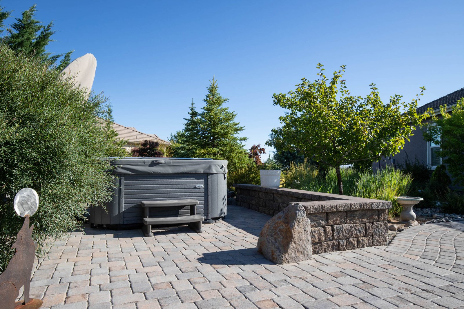hot tub pool installation landscaping reno nevada tahoe california