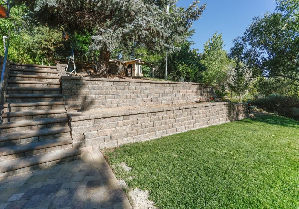 retaining walls pavers reno nevada landscaping tahoe california