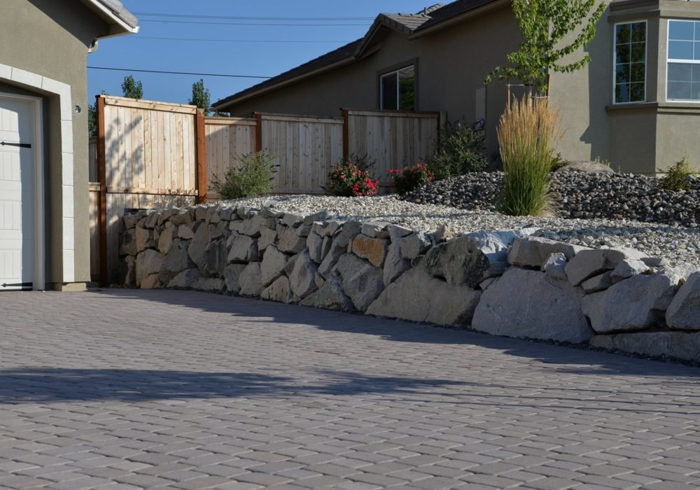 Boulders and rock walls Reno Nevada, Tahoe, California