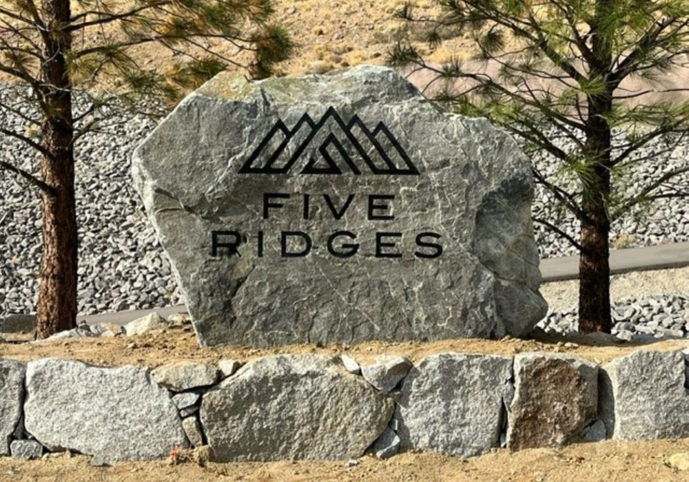 Engraved Boulders with Name or address by Gail Willey Landscaping in Reno Nevada