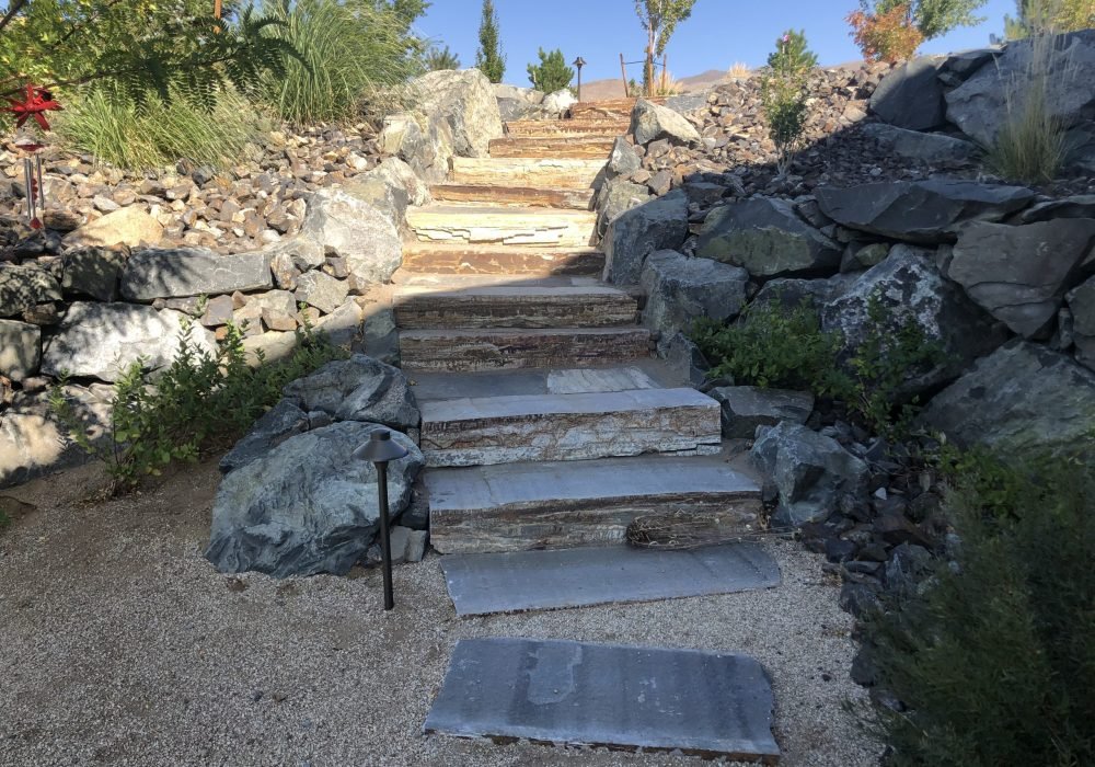 Ledgestone Steps