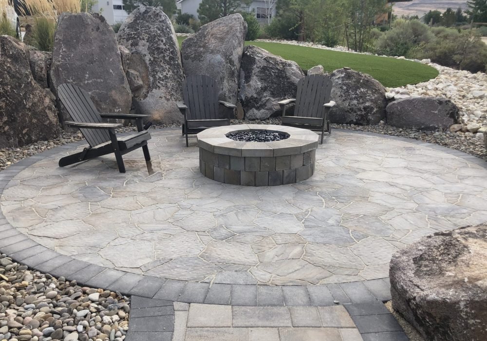 Fire Pit with Chairs