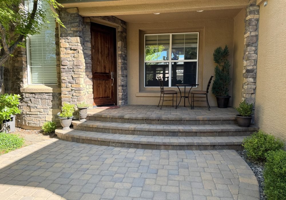 Paver Steps and Entryway