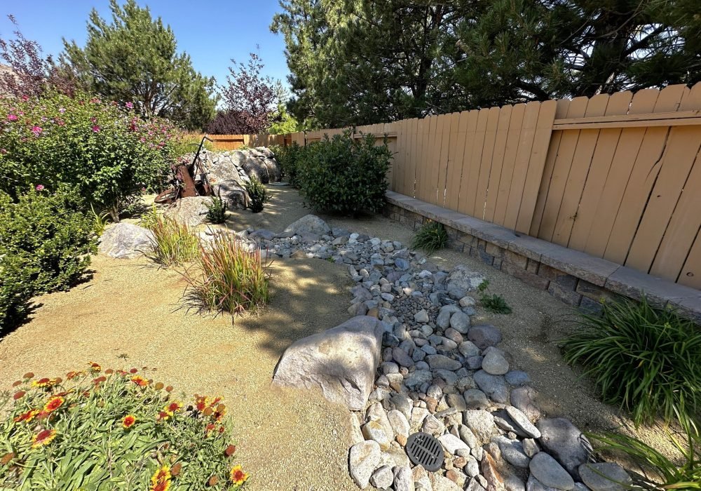 Dry Creek Reno Tahoe xeriscaping Gail Willey Landscaping