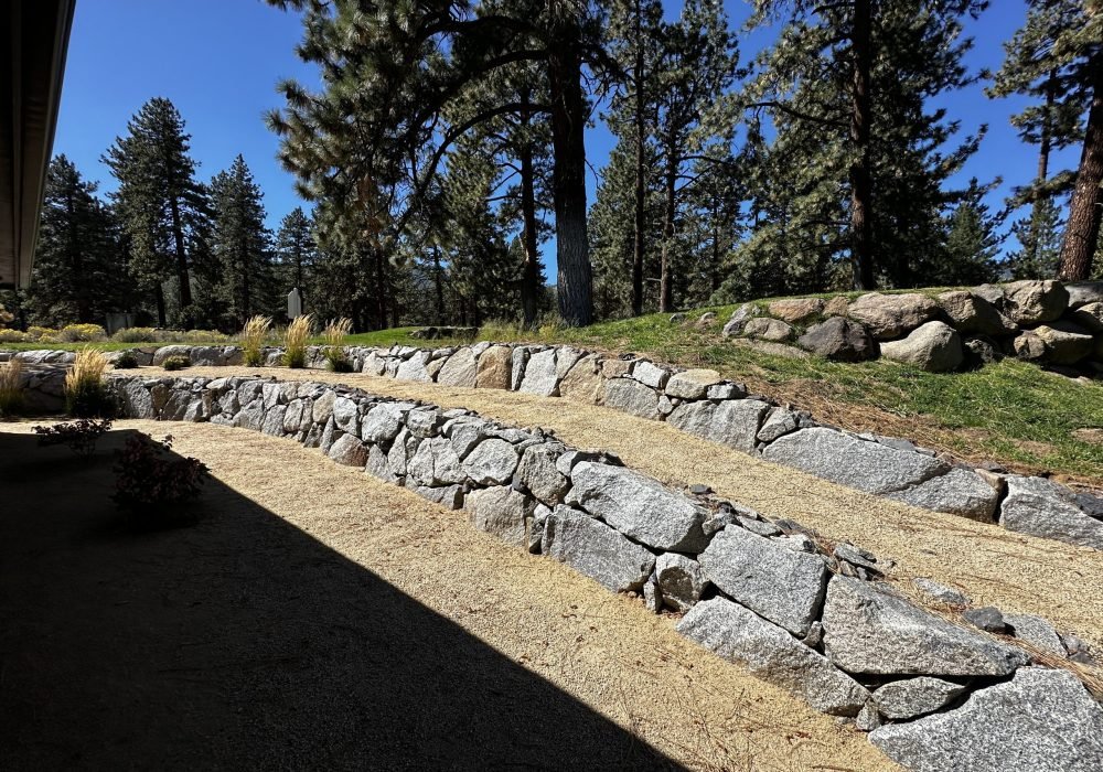 Landscaping rock walls reno nevada tahoe california