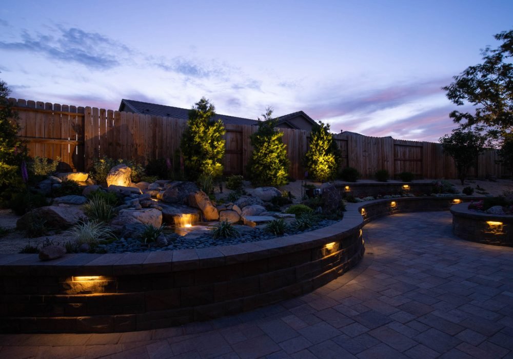 outdoor lighting installation landscaping reno nevada tahoe california
