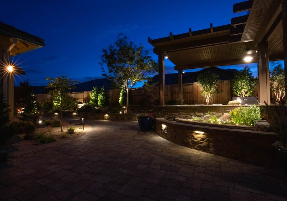 outdoor lighting installation landscaping reno nevada tahoe california