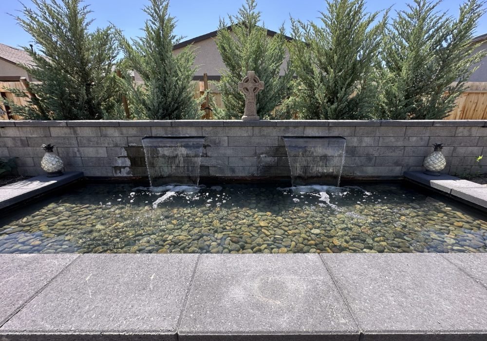 water feature up close